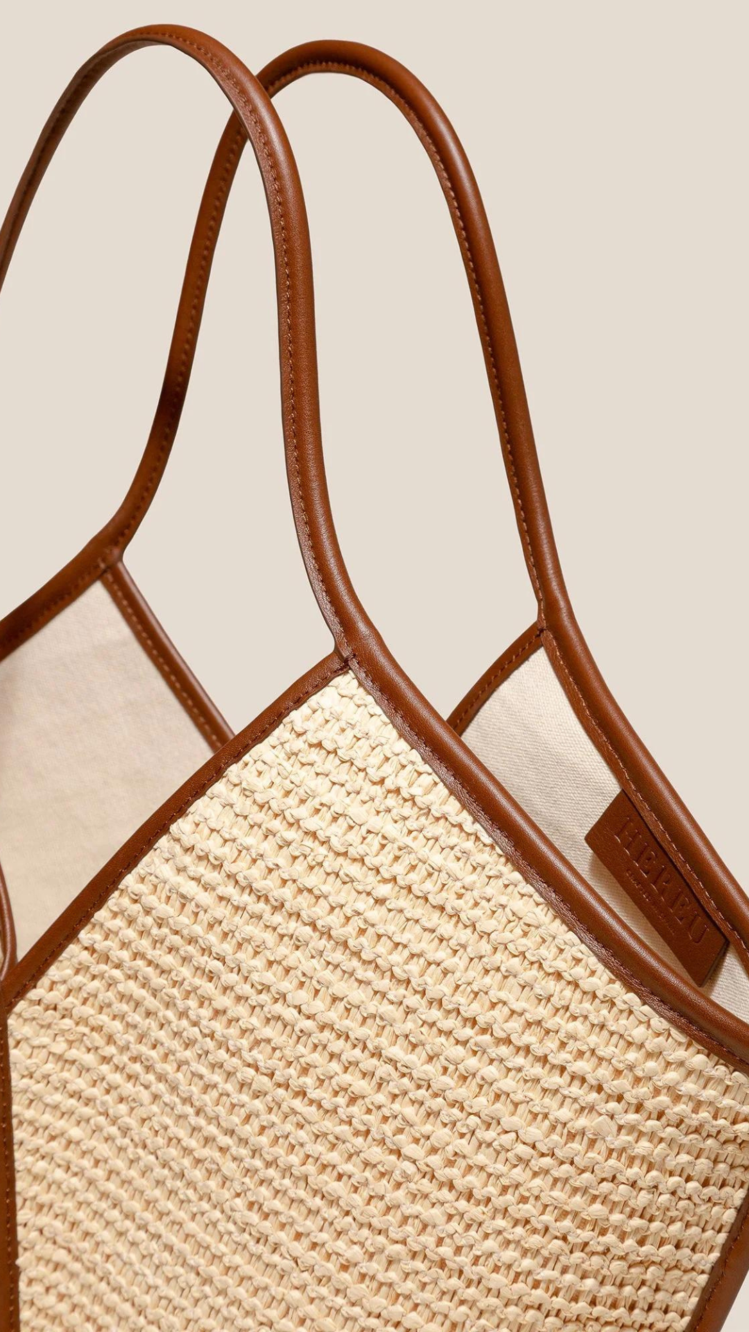 Hereu Calella Raffia Tote