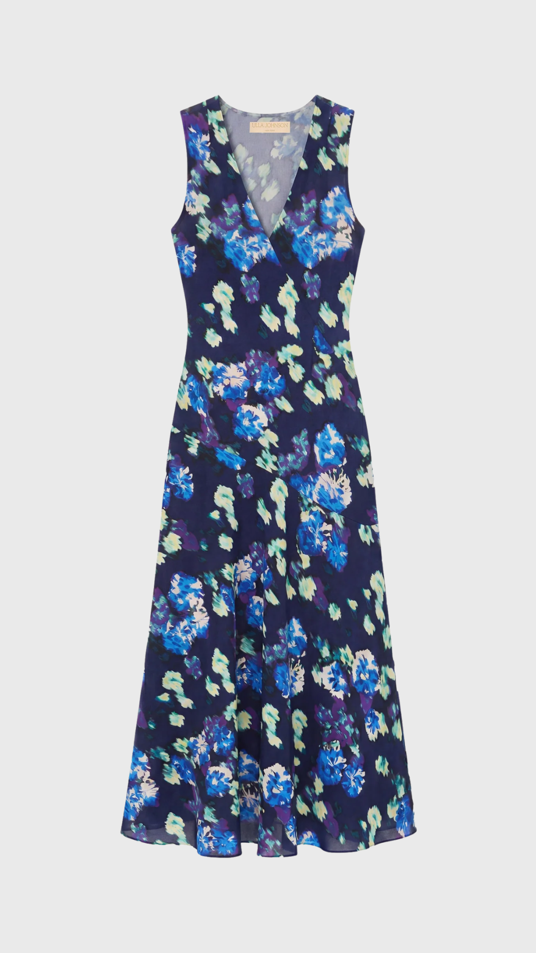 Ulla Johnson Elowen Silk Dress in Evening Bloom