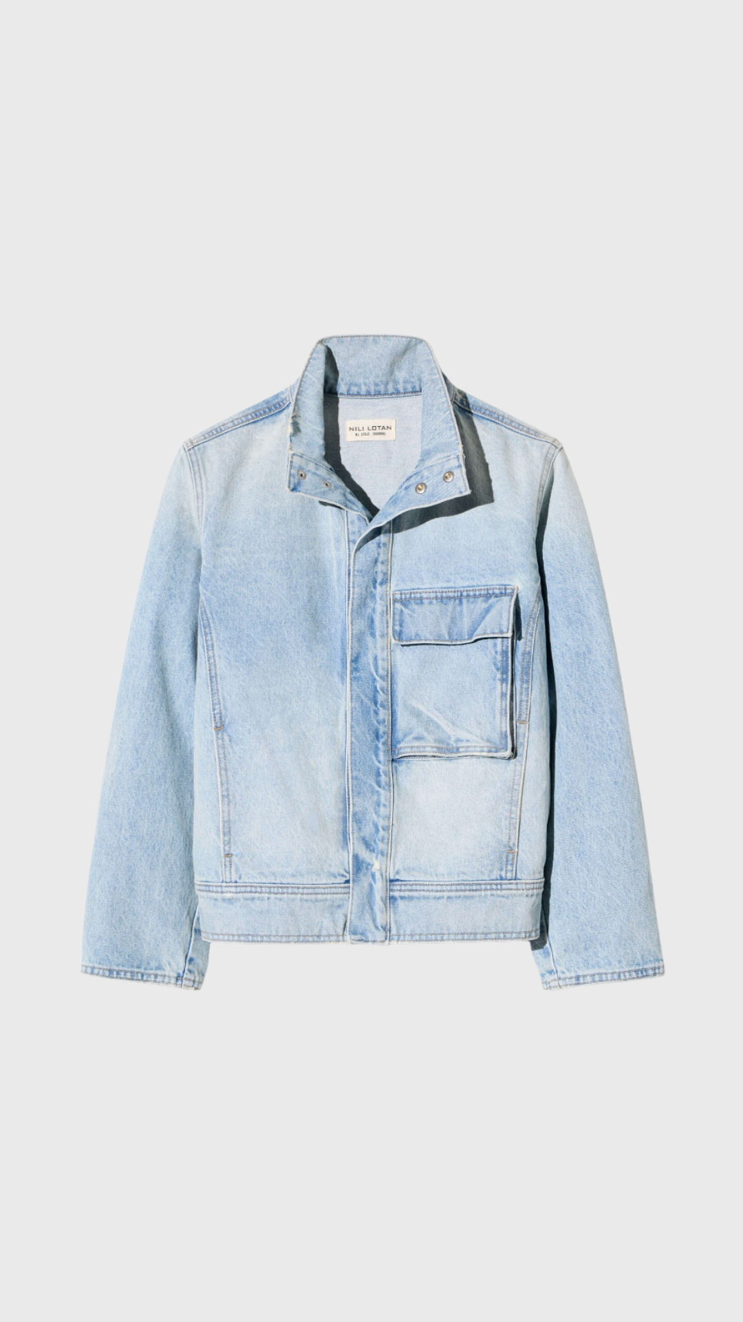 Nili Lotan Marilou Denim Jacket in Alice Wash