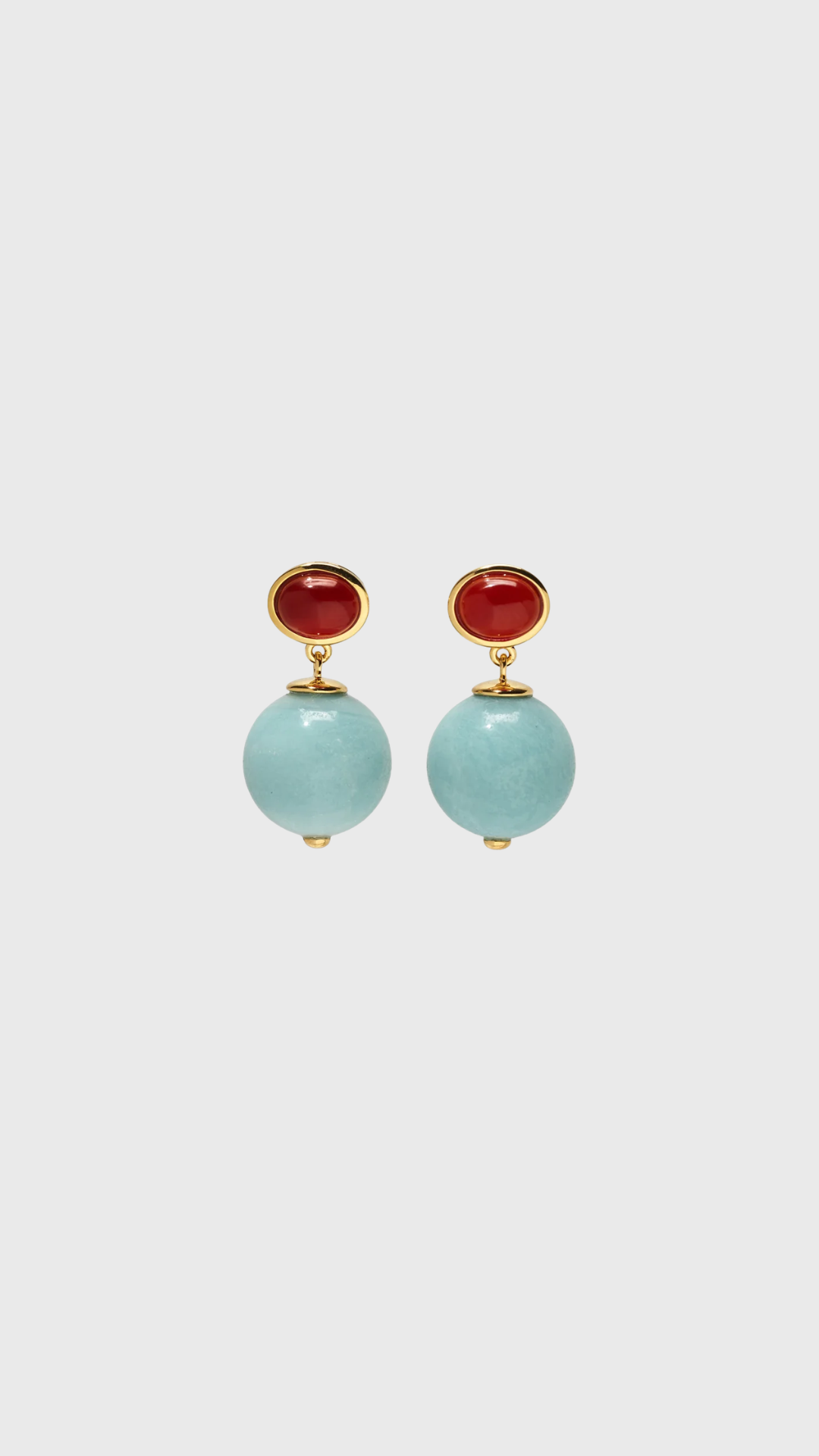 Lizzie Fortunato Umbria Earrings in Amazonite