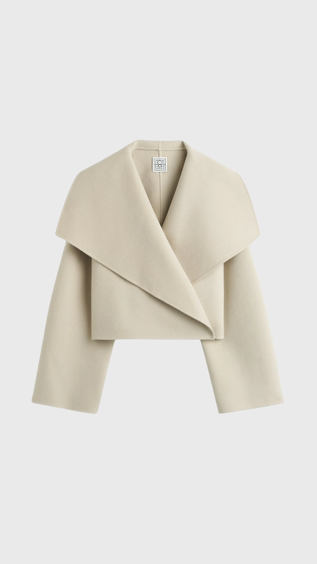Toteme Signature Double Jacket in Peanut