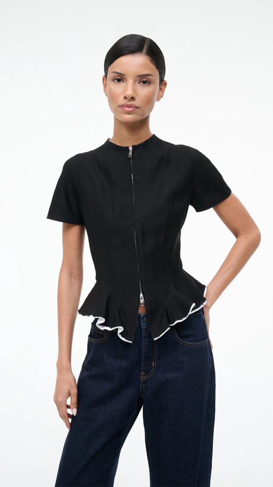 Staud Maelle Top in Black