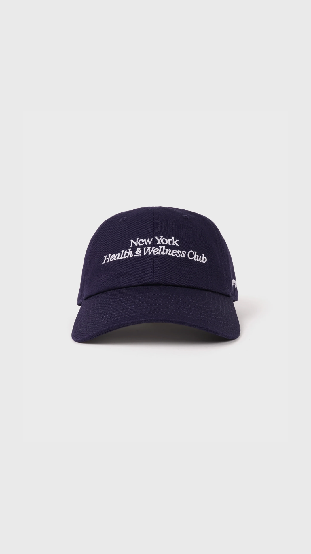 Sporty & Rich Modern Hat in Dark Navy/White