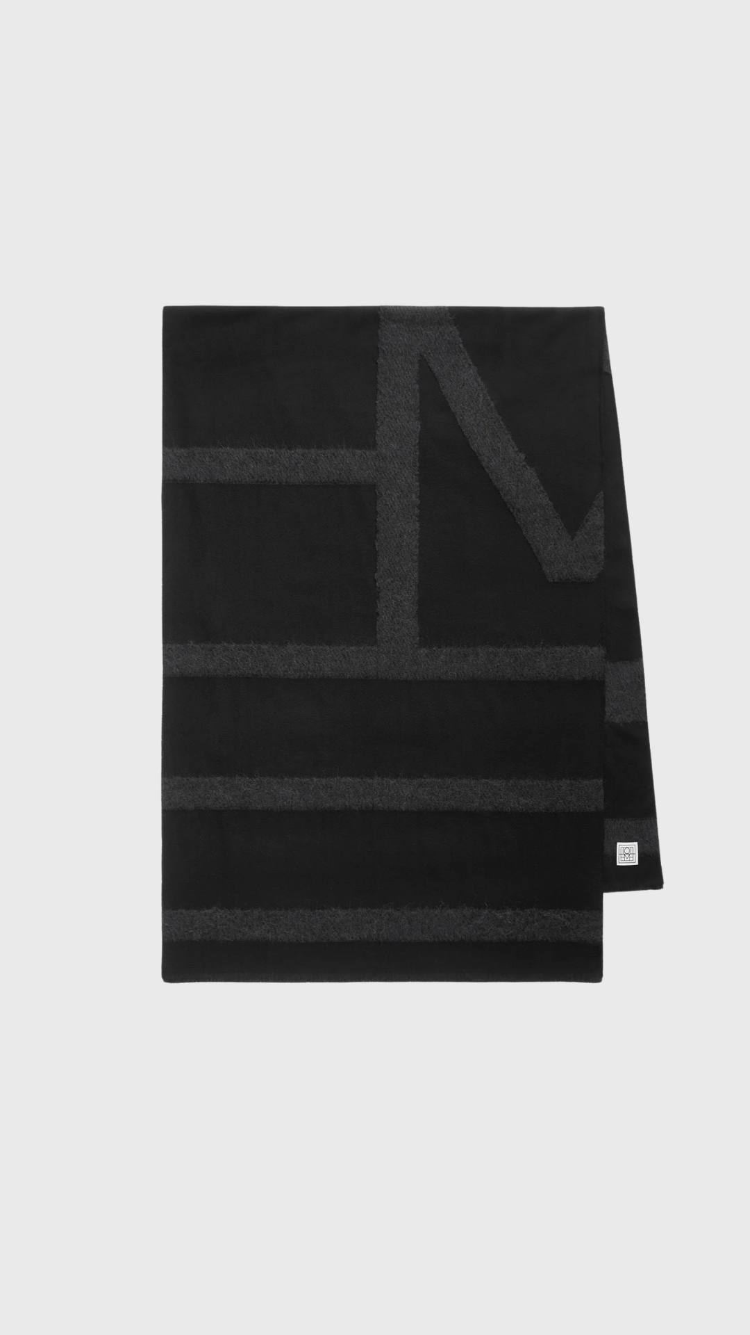 Toteme Monogram Twill Scarf