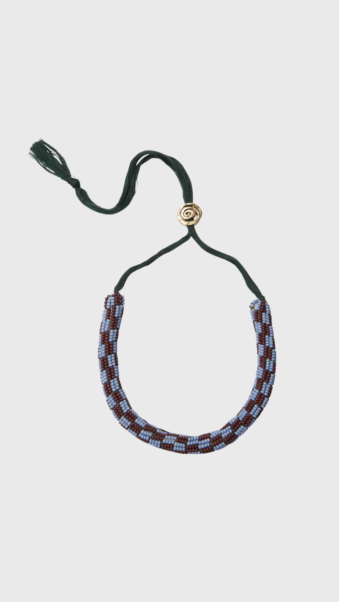 Alemais Le Jardin Bunch Bead Necklace in Chocolate Multi
