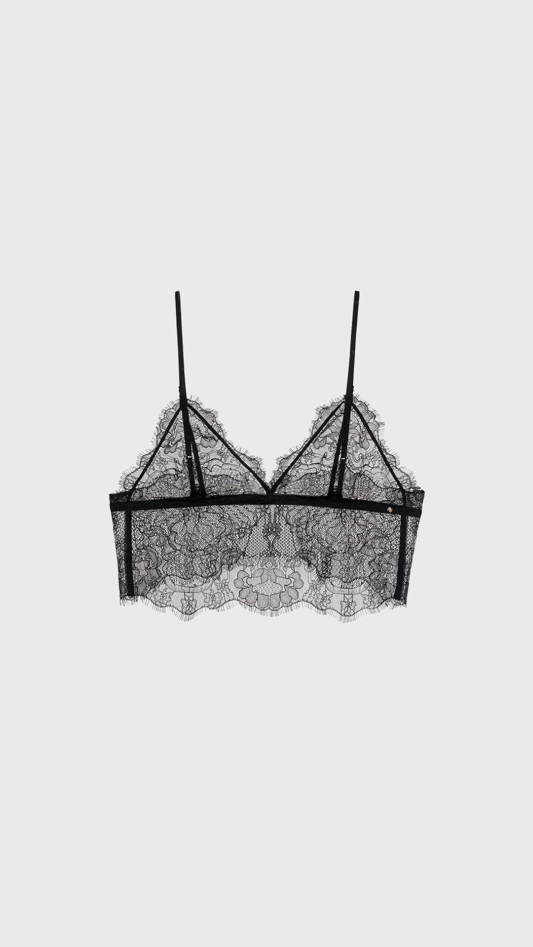 Anine Bing Lace Bralette in Black