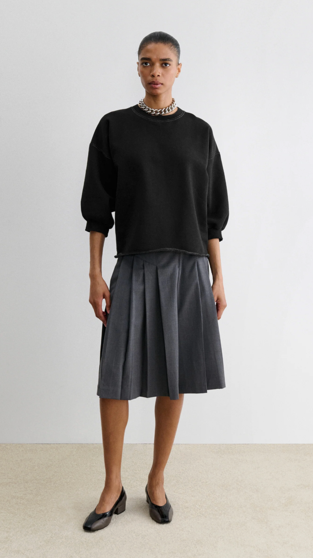 Rachel Comey Fond Sweatshirt in Charcoal