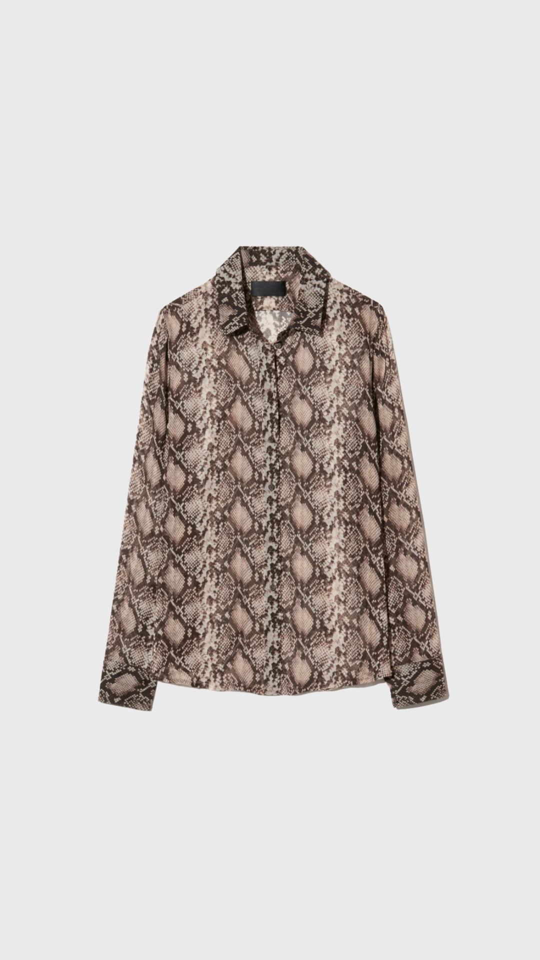 Nili Lotan Gaia Slim Shirt in Stone