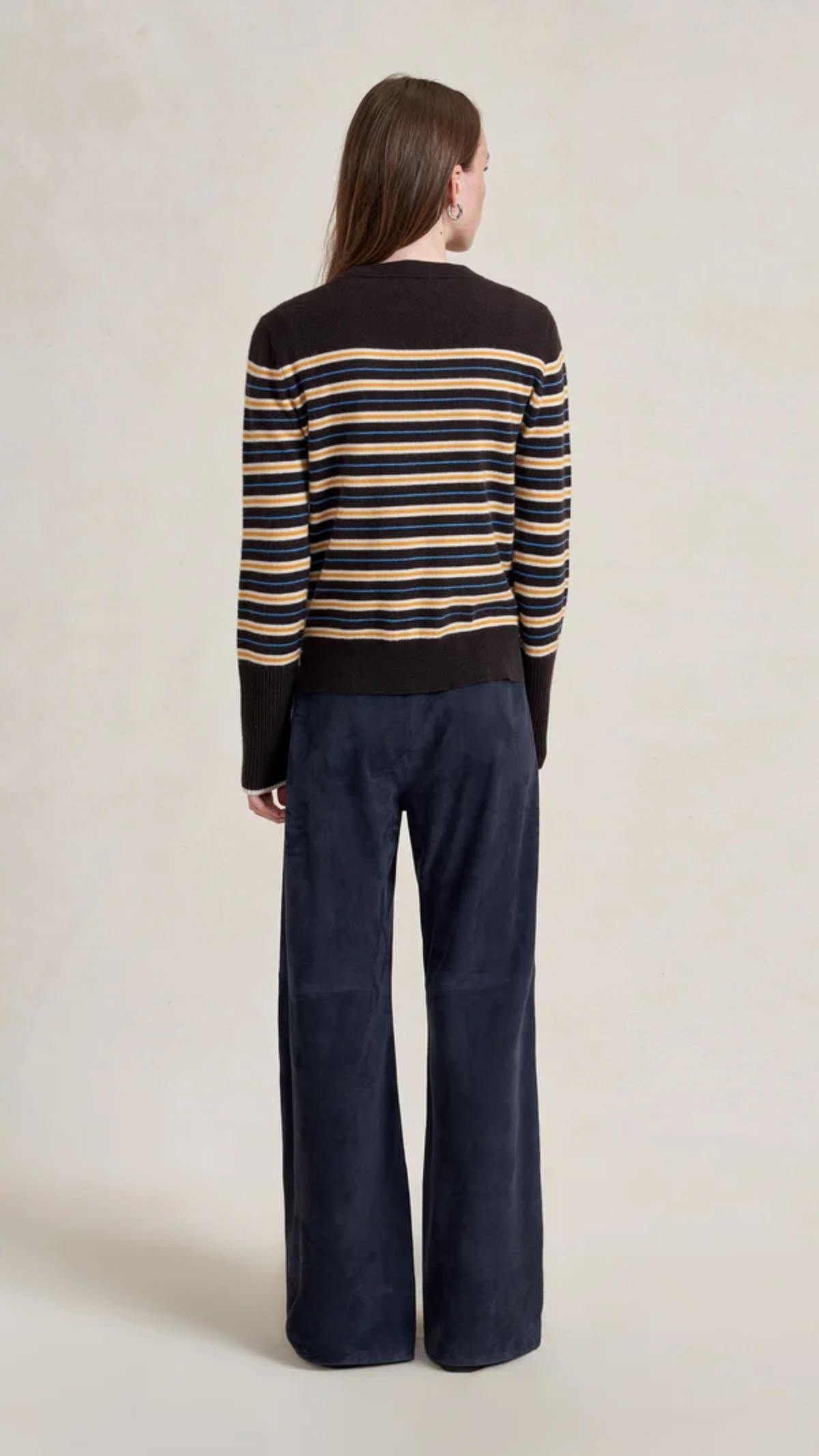 La Ligne Lean Lines Sweater in Chocolate Cream