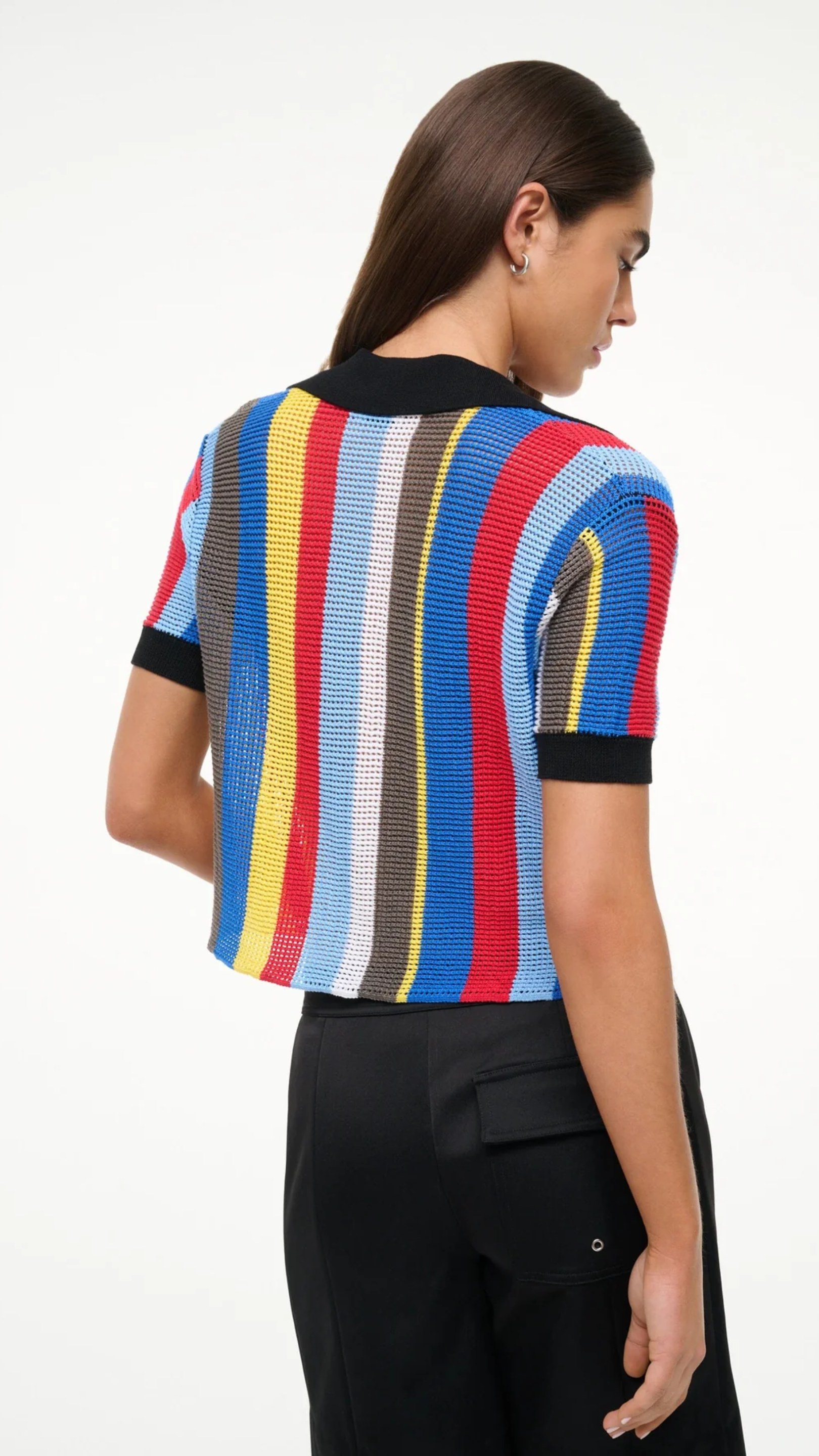 Staud Hamel Top in Market Stripe