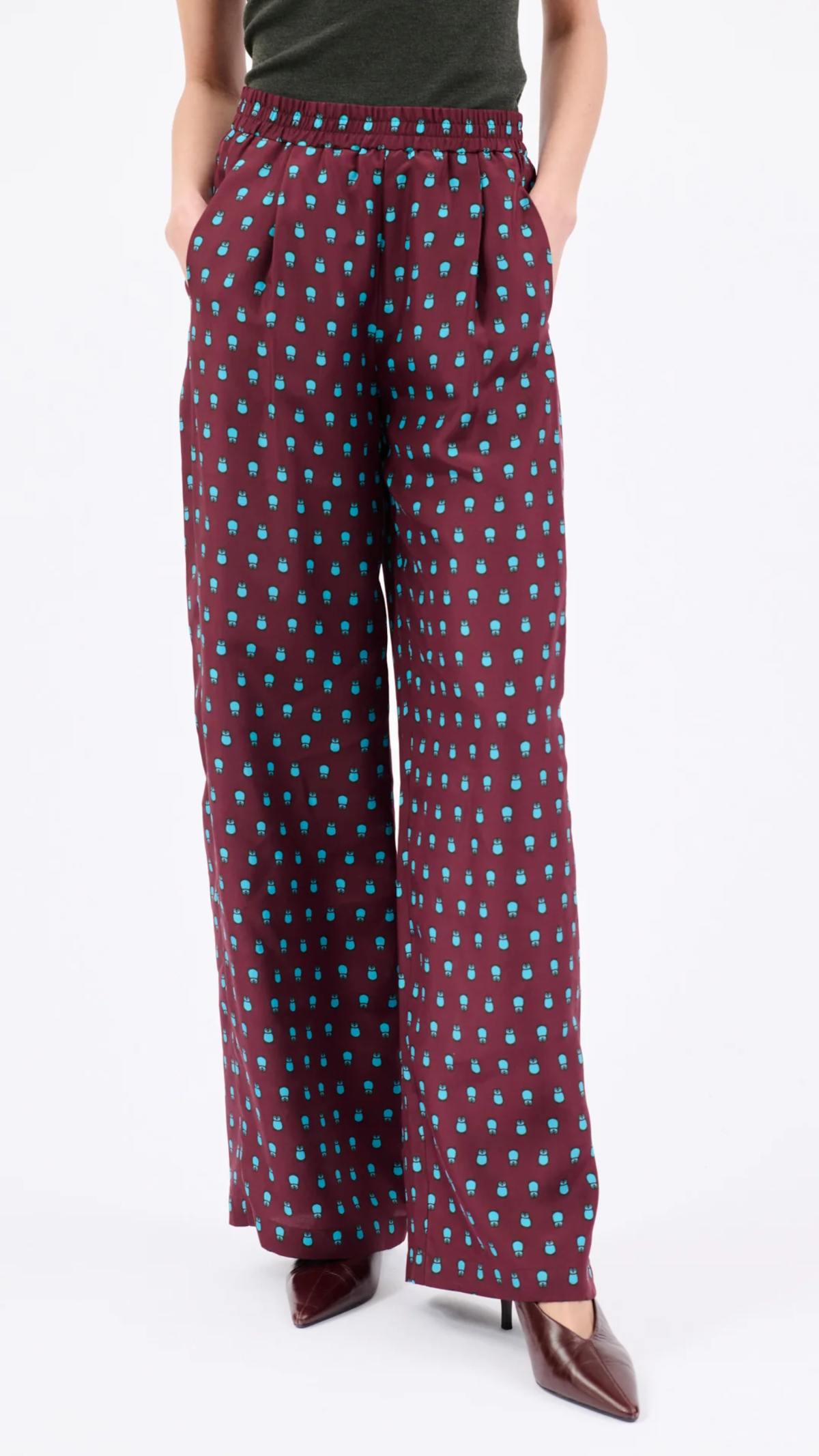 Odeeh Penguin Pants in Deep Purple