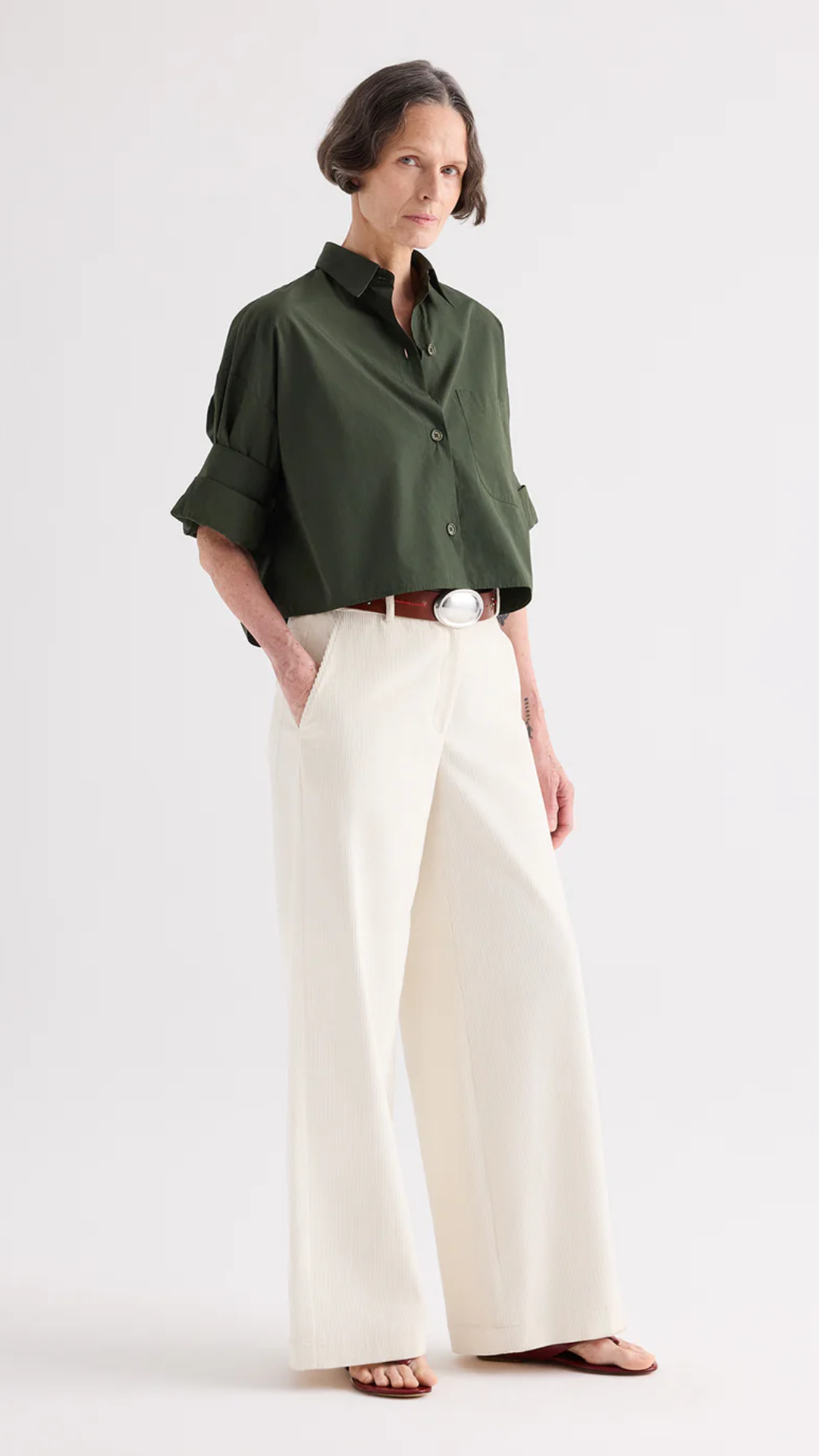 TWP Dylan Pant in White