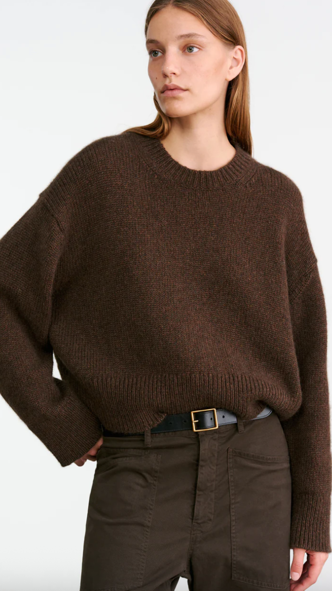 Nili Lotan Anisa Sweater in Redwood