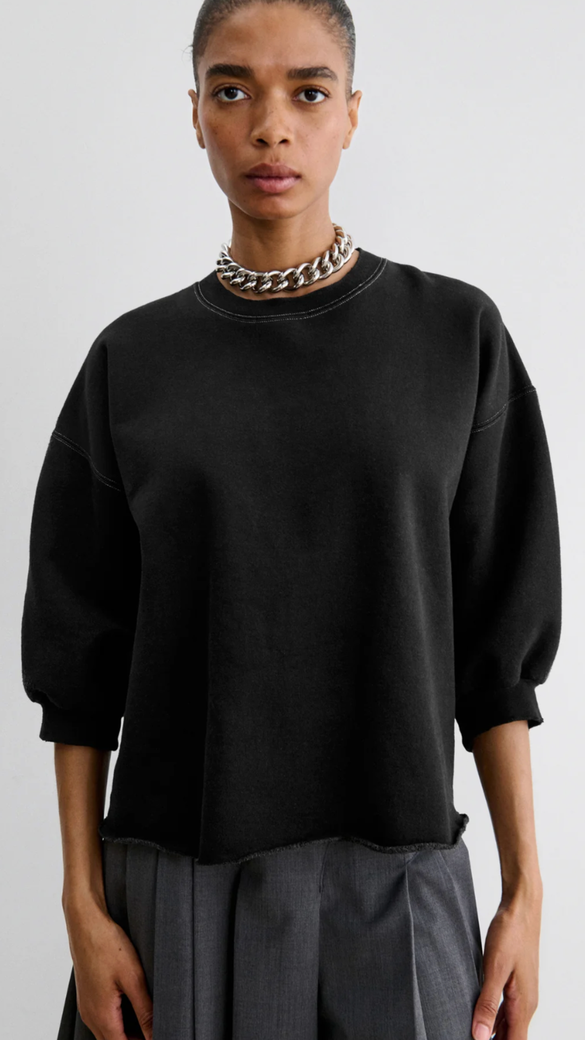 Rachel Comey Fond Sweatshirt in Charcoal
