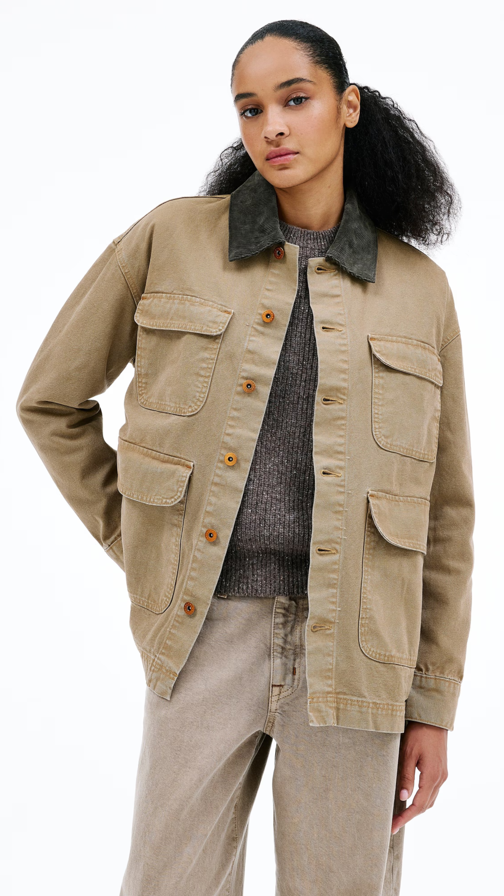 SLVRLAKE Hayden Chore Coat in Sawtooth Canyon