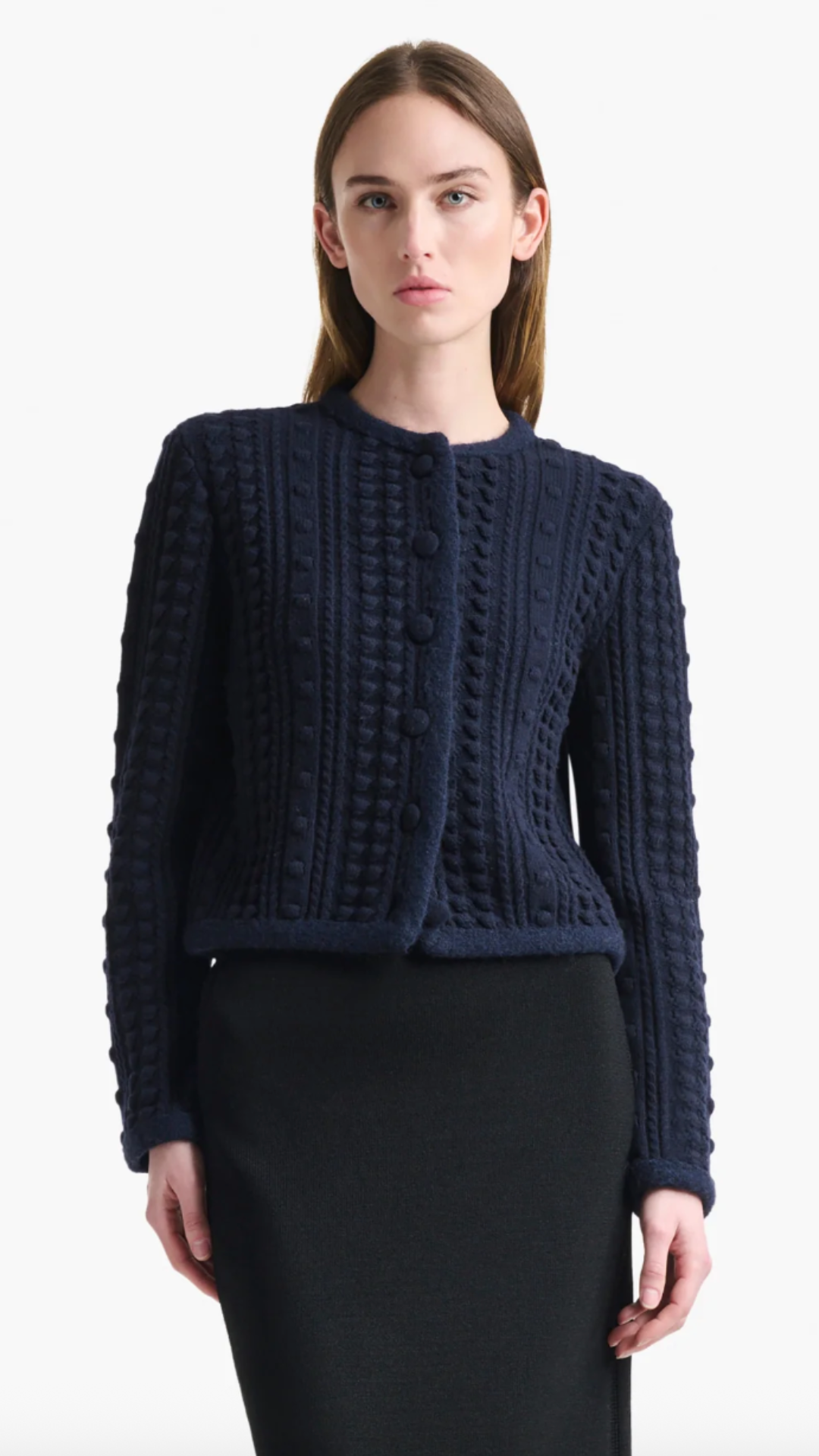 Altuzarra Stef Jacket in Berry Blue