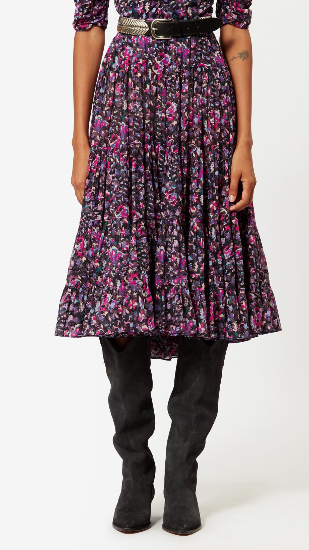 Isabel Marant Étoile Elfa Midi Skirt