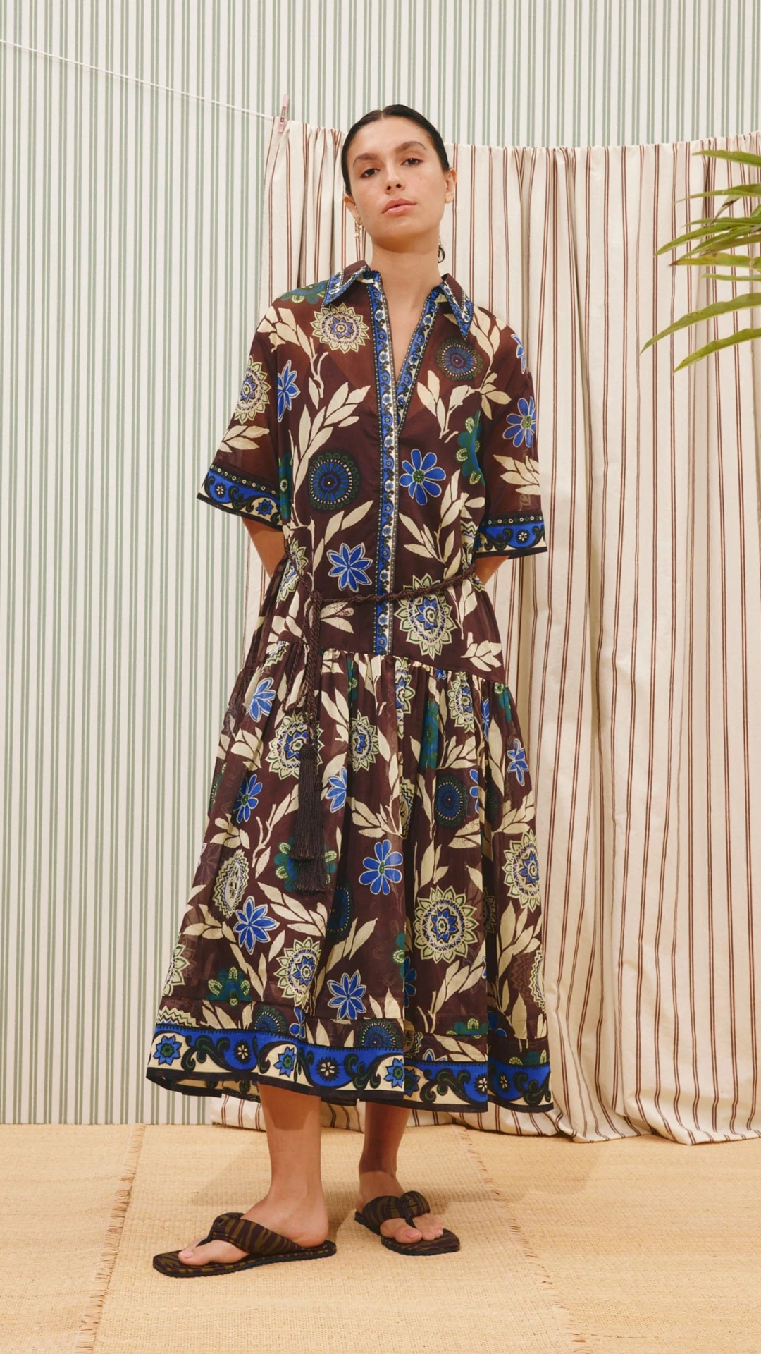 Alemais Jasper Shirtdress in Chocolate