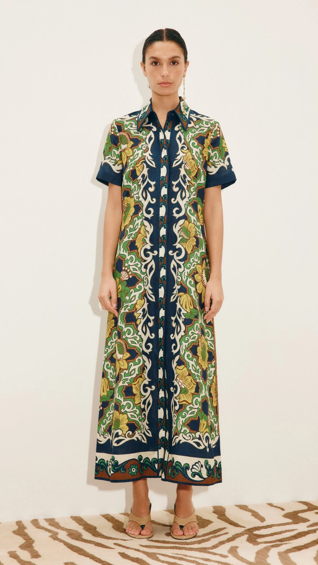 Alemais Liana Shirtdress in Multi