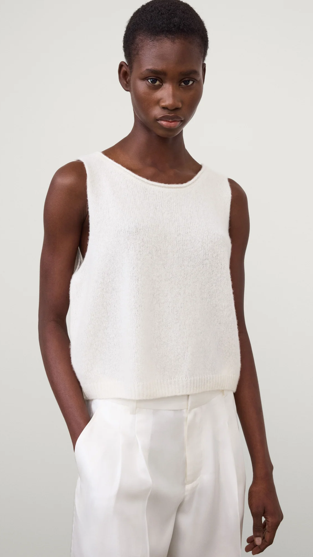 Lisa Yang Devine Vest in Cream