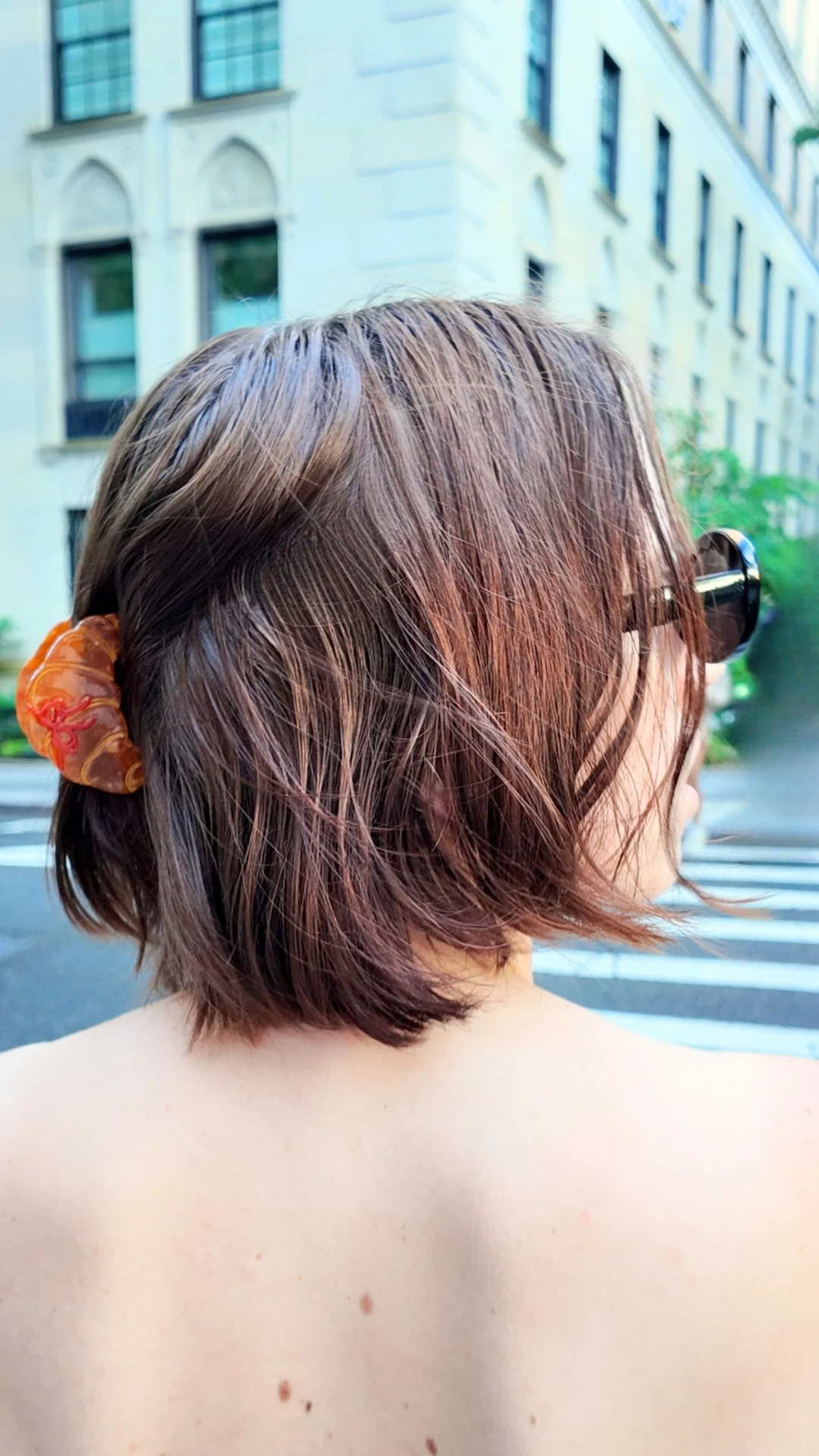 Solar Eclipse Mini Bow Croissant Hair Clip