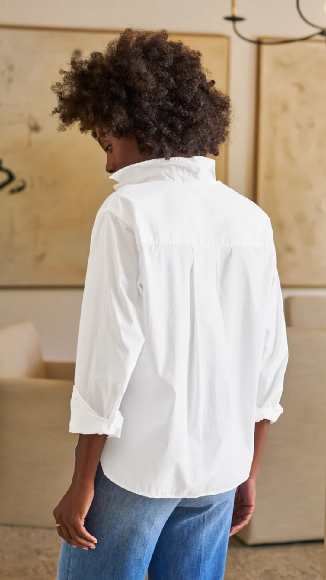 Frank & Eileen Silvio Untuckable Button-Up