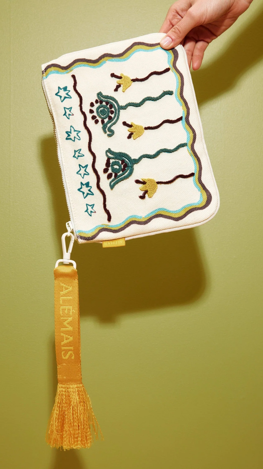 Alemais Sun Dancer Clutch in Multi