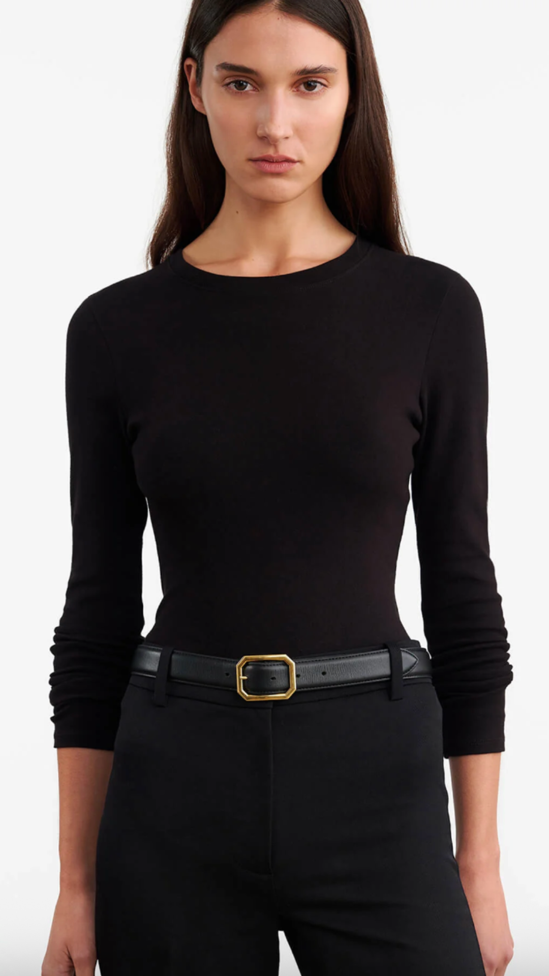 Nili Lotan Emelie Tee in Jet black