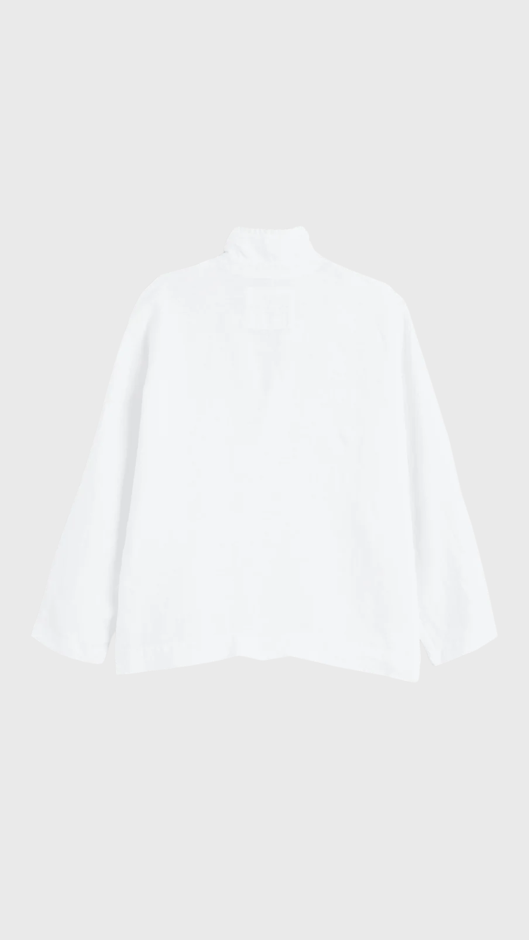 Frank & Eileen Gabi Popover Shirt in White Linen
