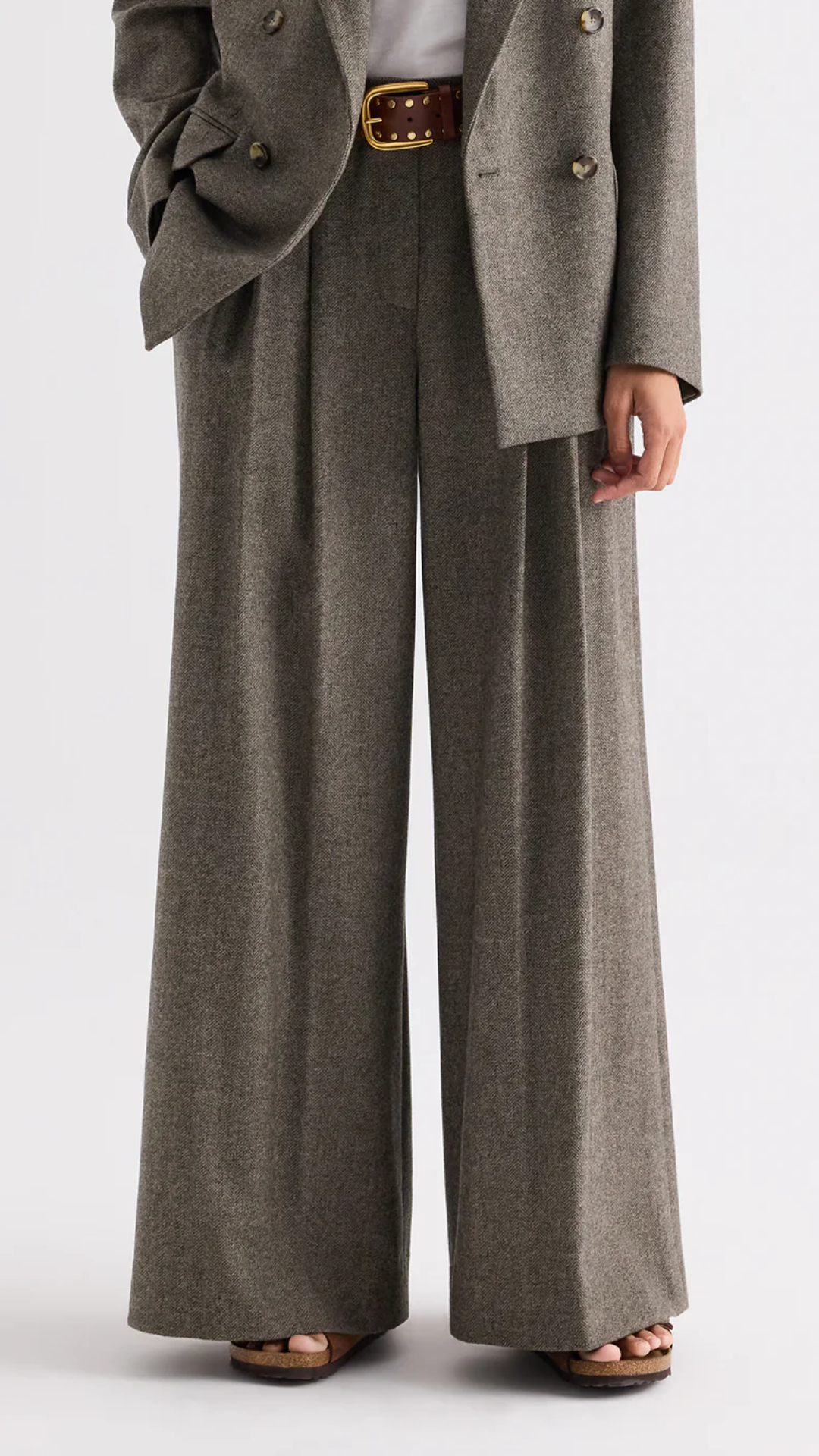 TWP Avery Pant in Tea Multi