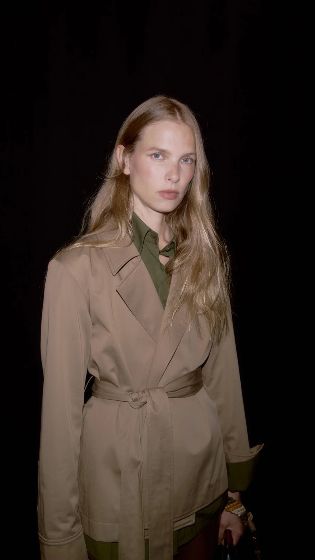 TWP Wrap Me Up Jacket in Khaki