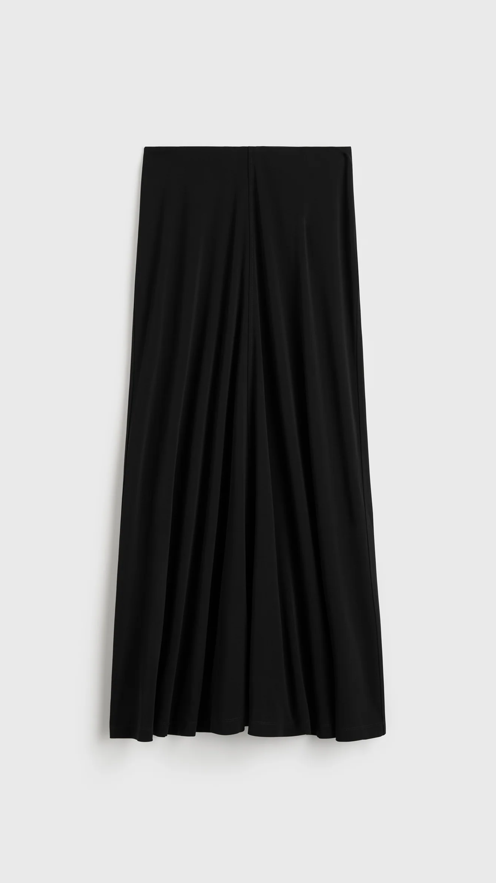 Toteme Flared Jersey Skirt in Black