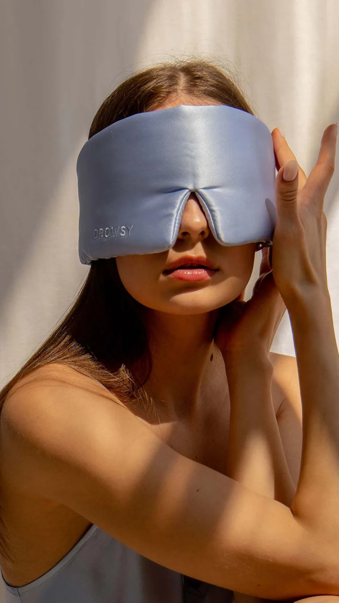 Drowsy Sleep Mask in Blue Belle