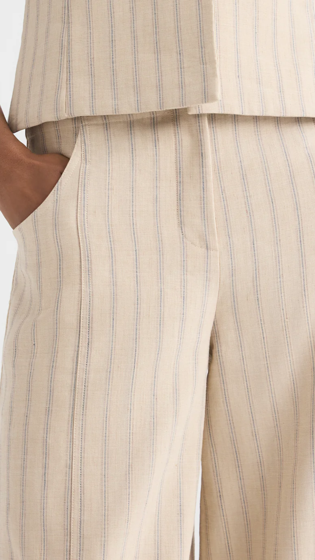 TWP Demie Pants in Ecru Multi
