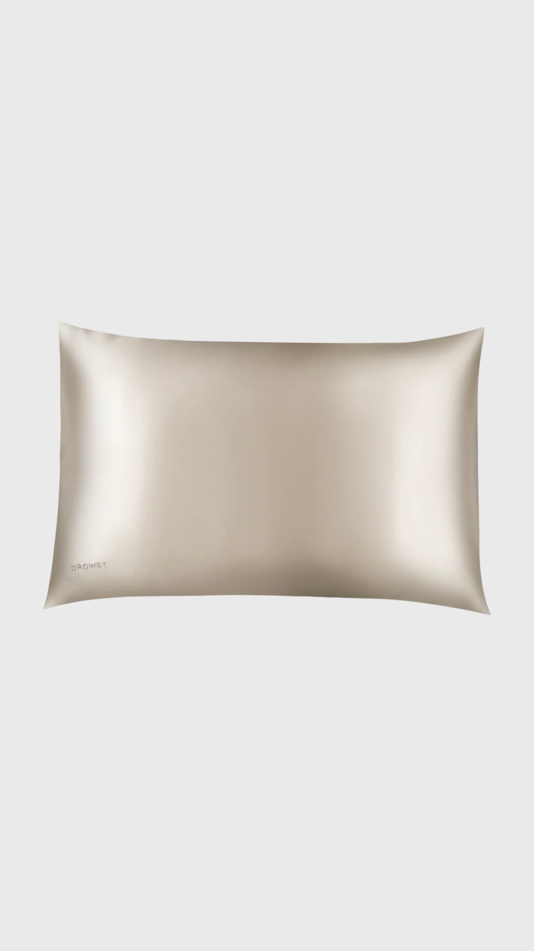 Drowsy Silk Pillowcase in Dusty Gold