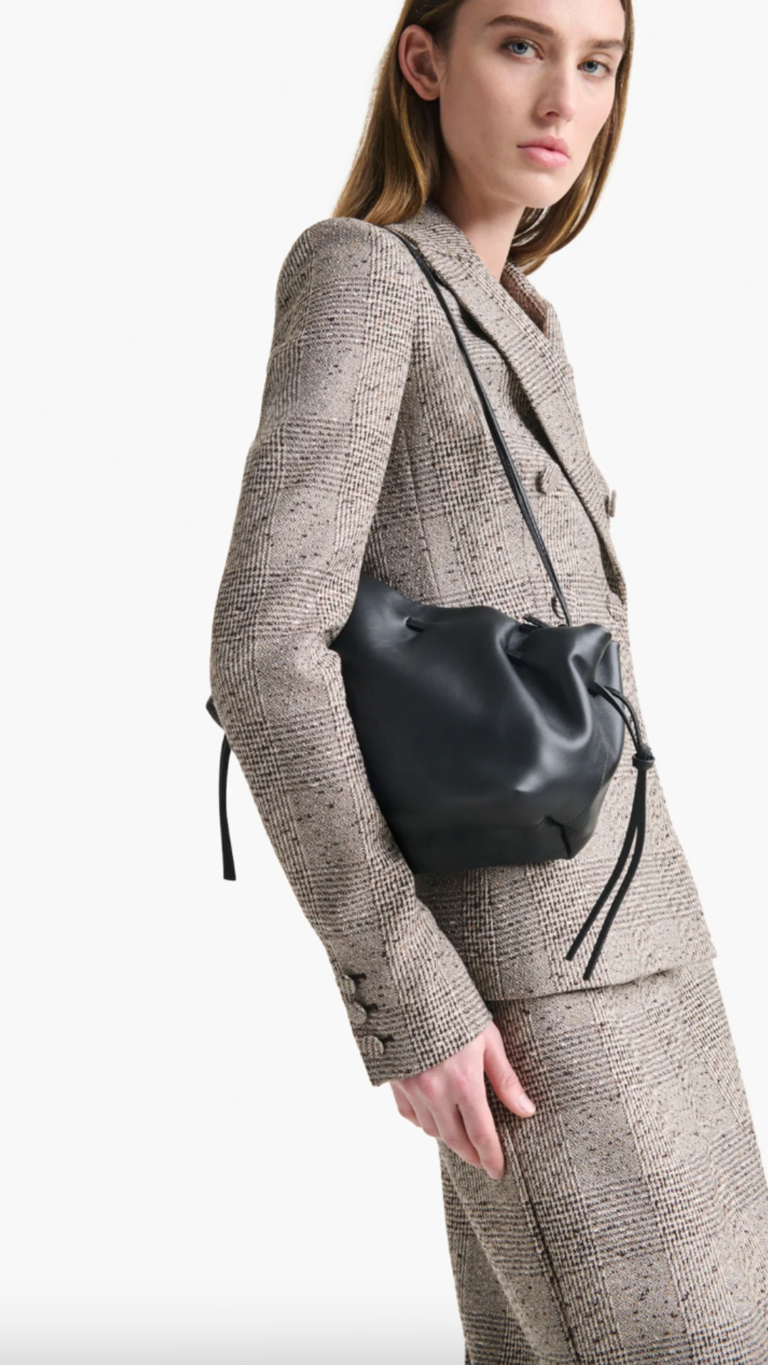 Altuzarra Drawstring Clutch in Black