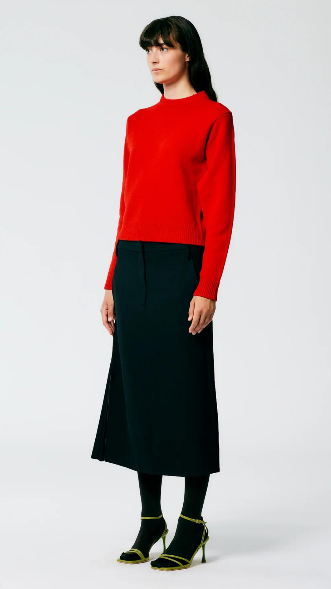 Tibi Grain De Poudre Trouser Skirt