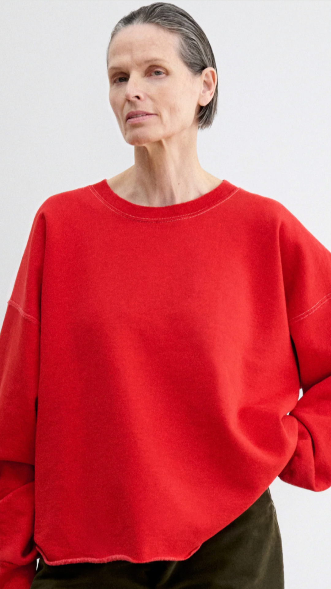 Rachel Comey Fonder Sweatshirt in Cherry