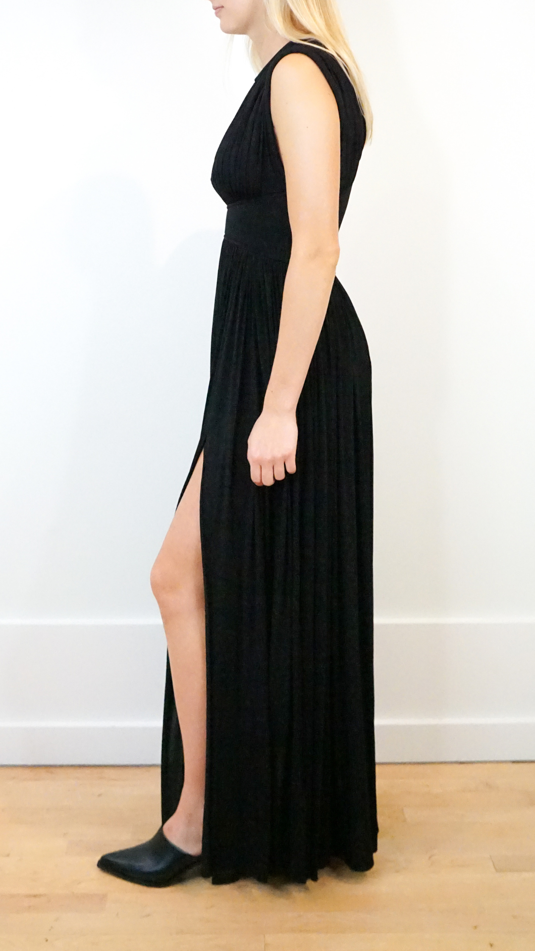 Zimmermann Hypnotic Column Dress in Black