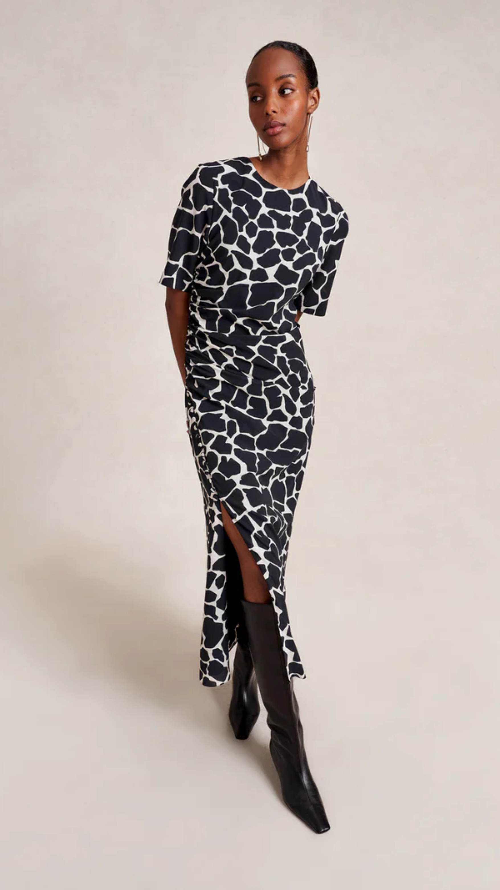 La Ligne Lydia Dress in Giraffe