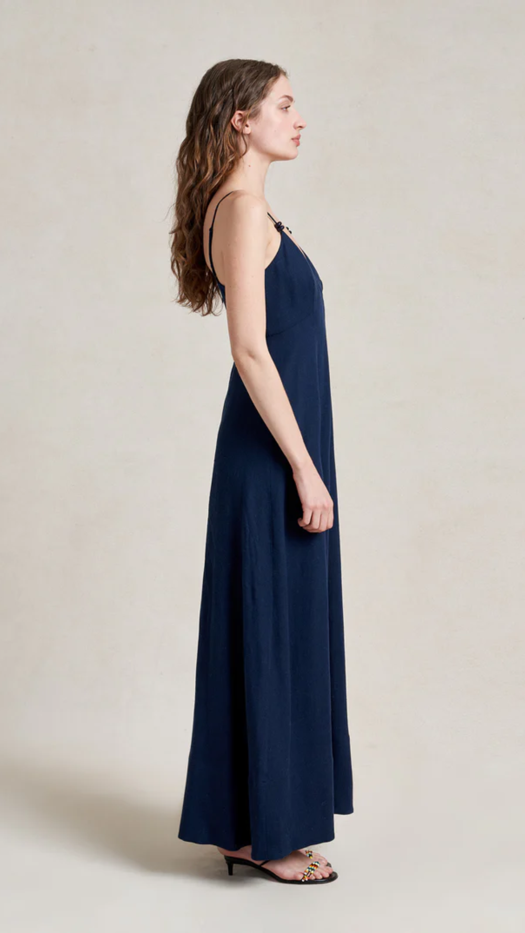 La Ligne Baldini Maxi Dress in Midnight