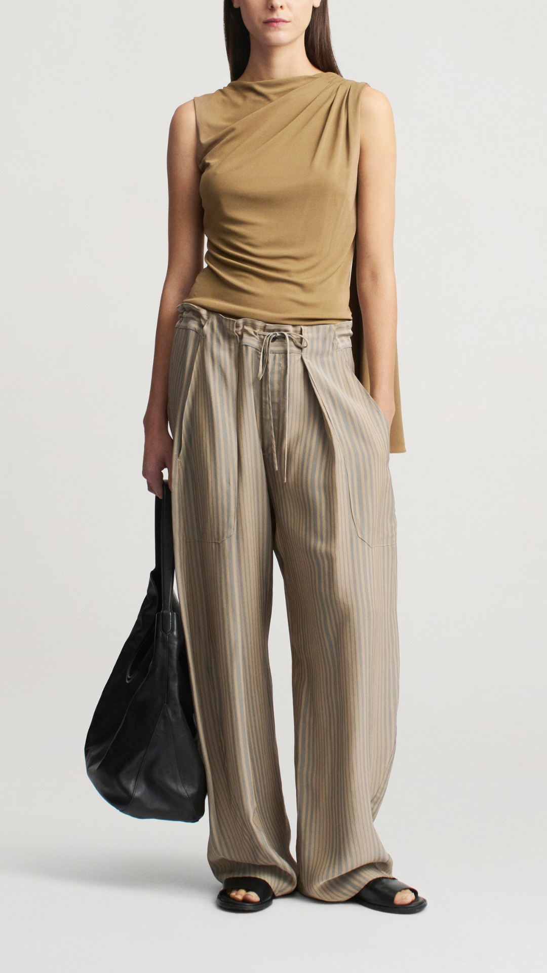 Kallmeyer Clemence Stripe Pant in Tidal