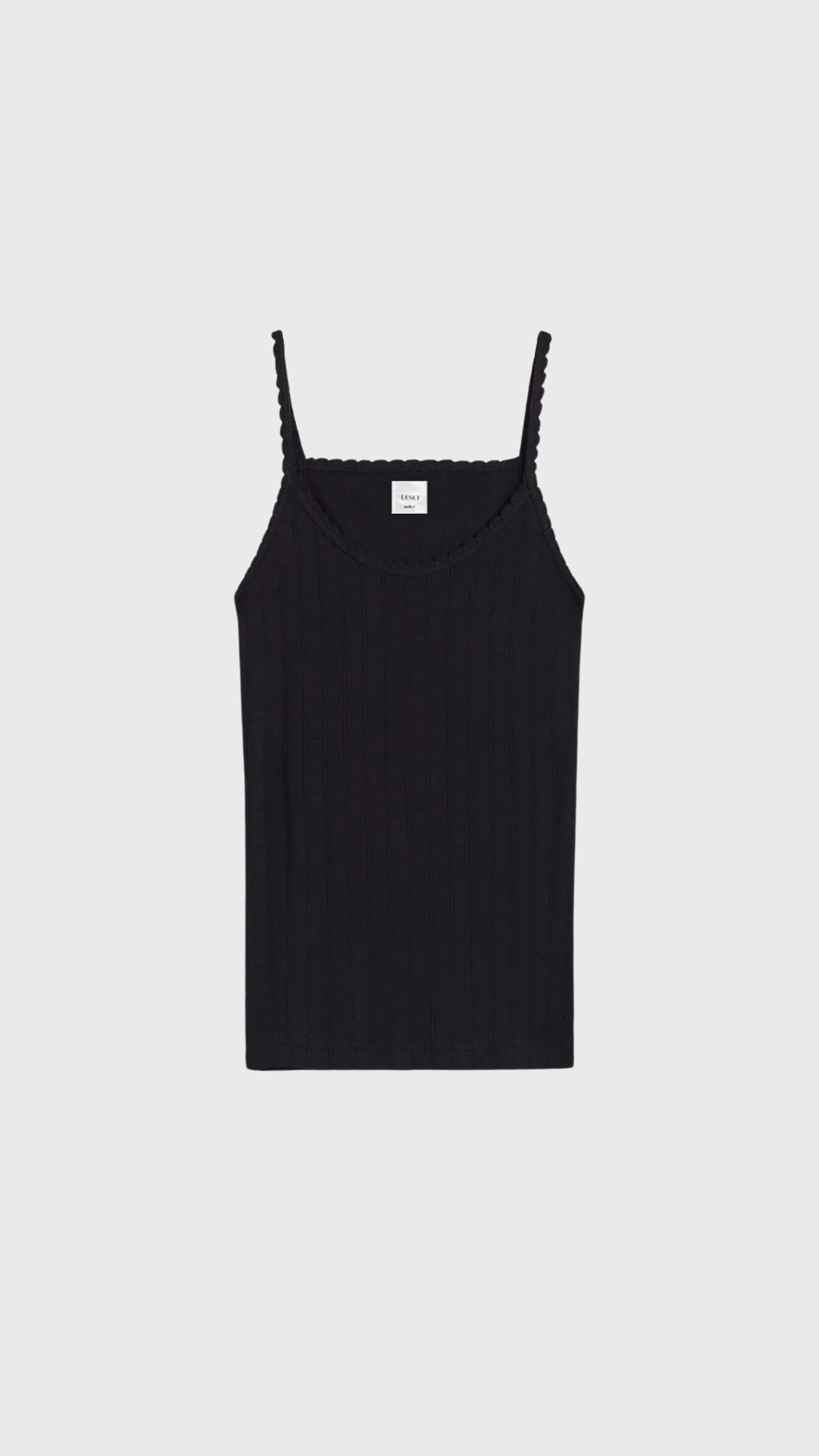 LESET Pointelle Classic Tank Top