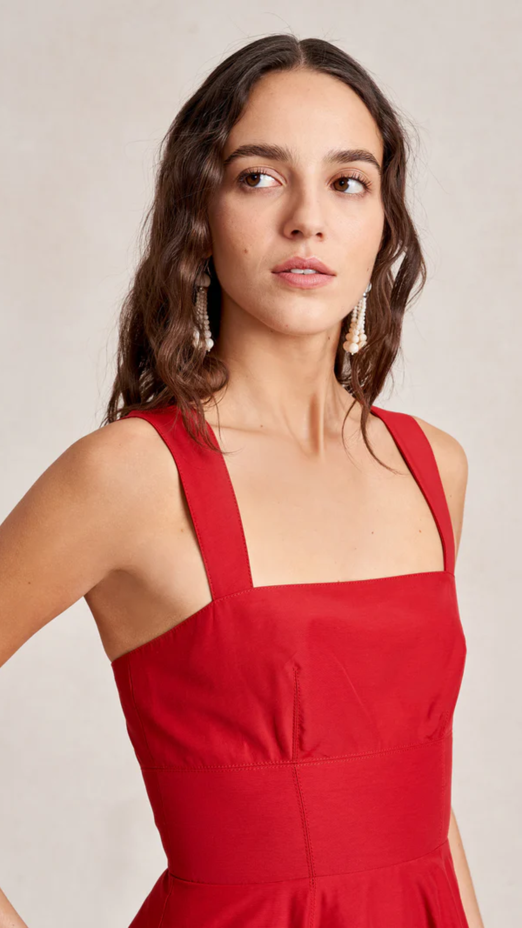 La Ligne Myrtle Dress in Lipstick