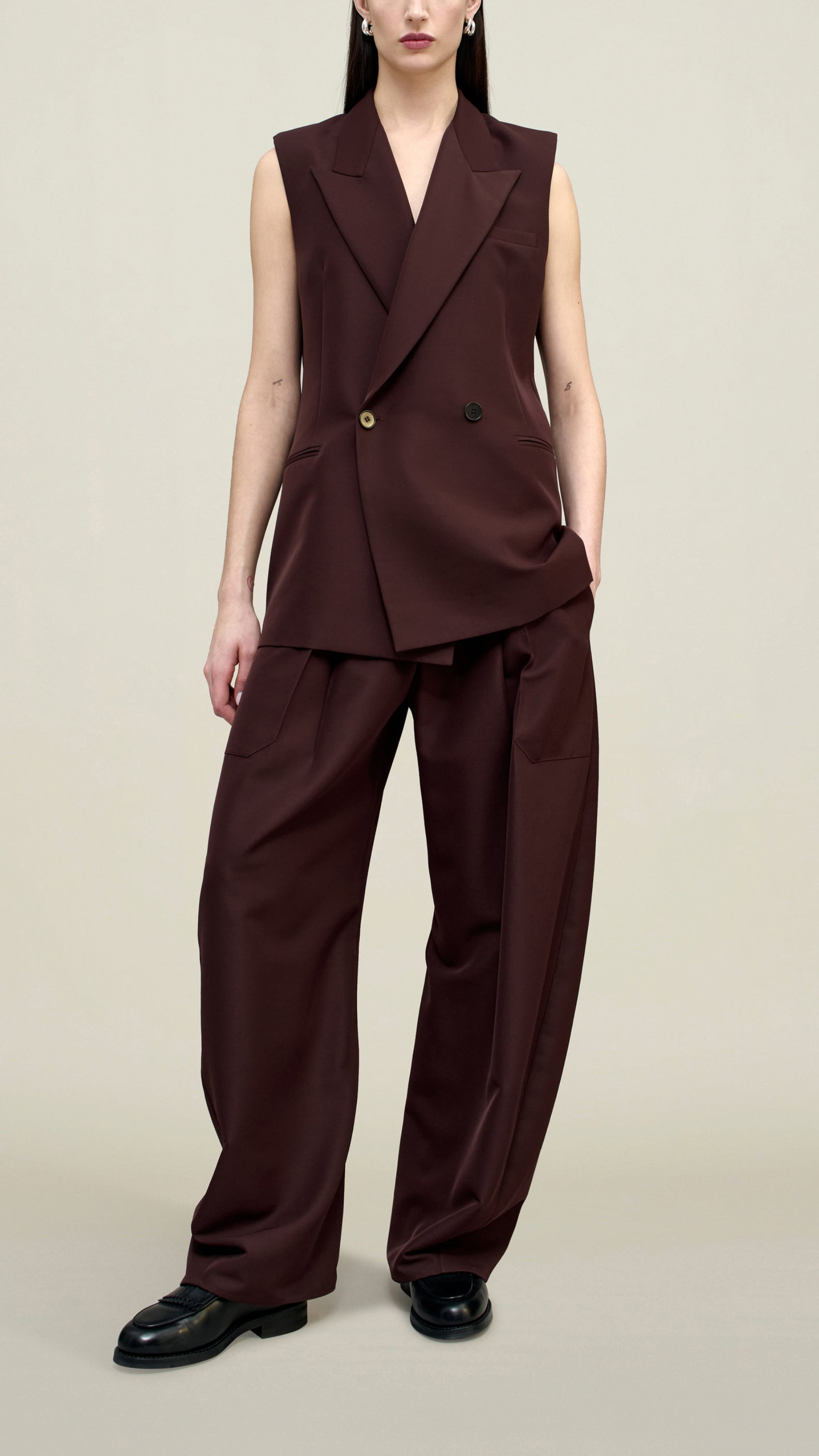 Kallmeyer Deon Sleeveless Blazer