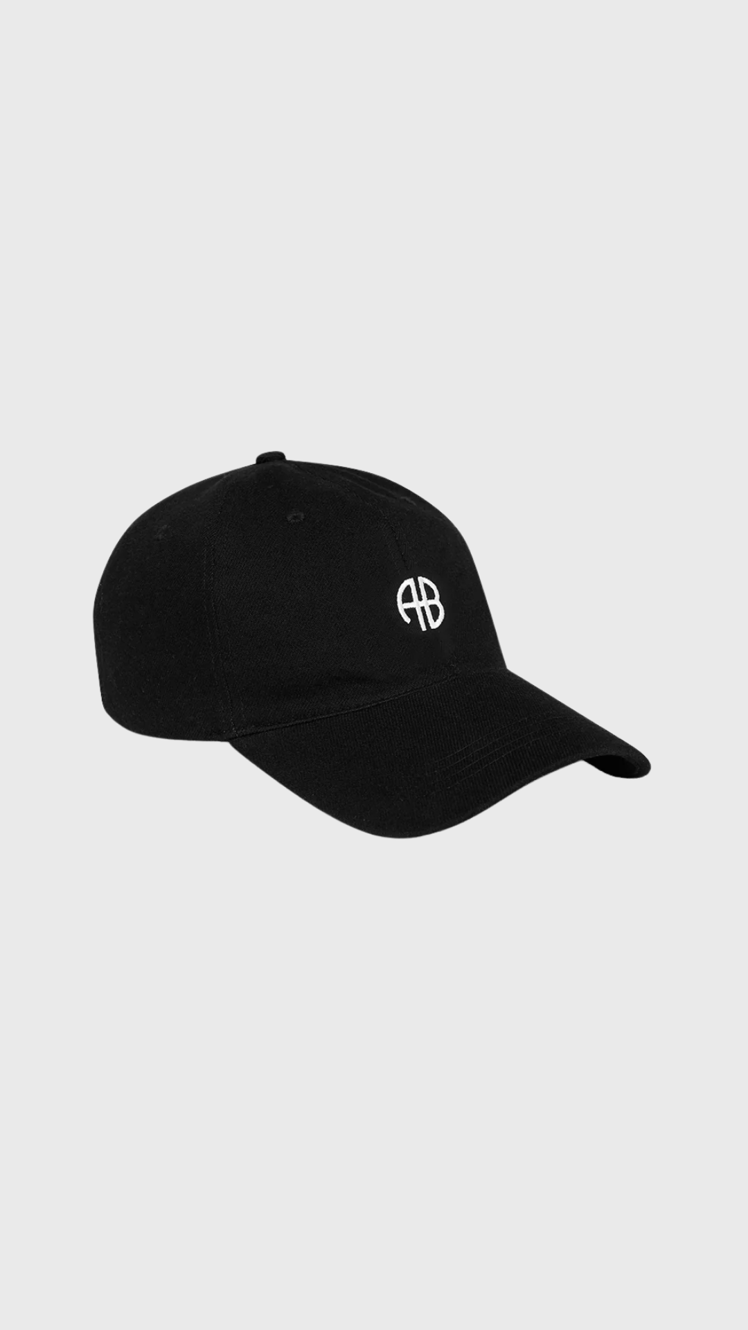 Anine Bing Jeremy Baseball Cap in Black