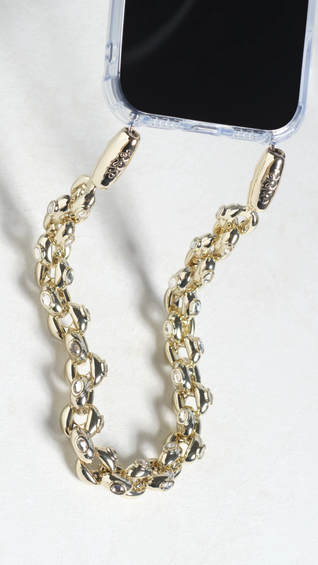 Ossa Bubble Chain Wristlet in Gold