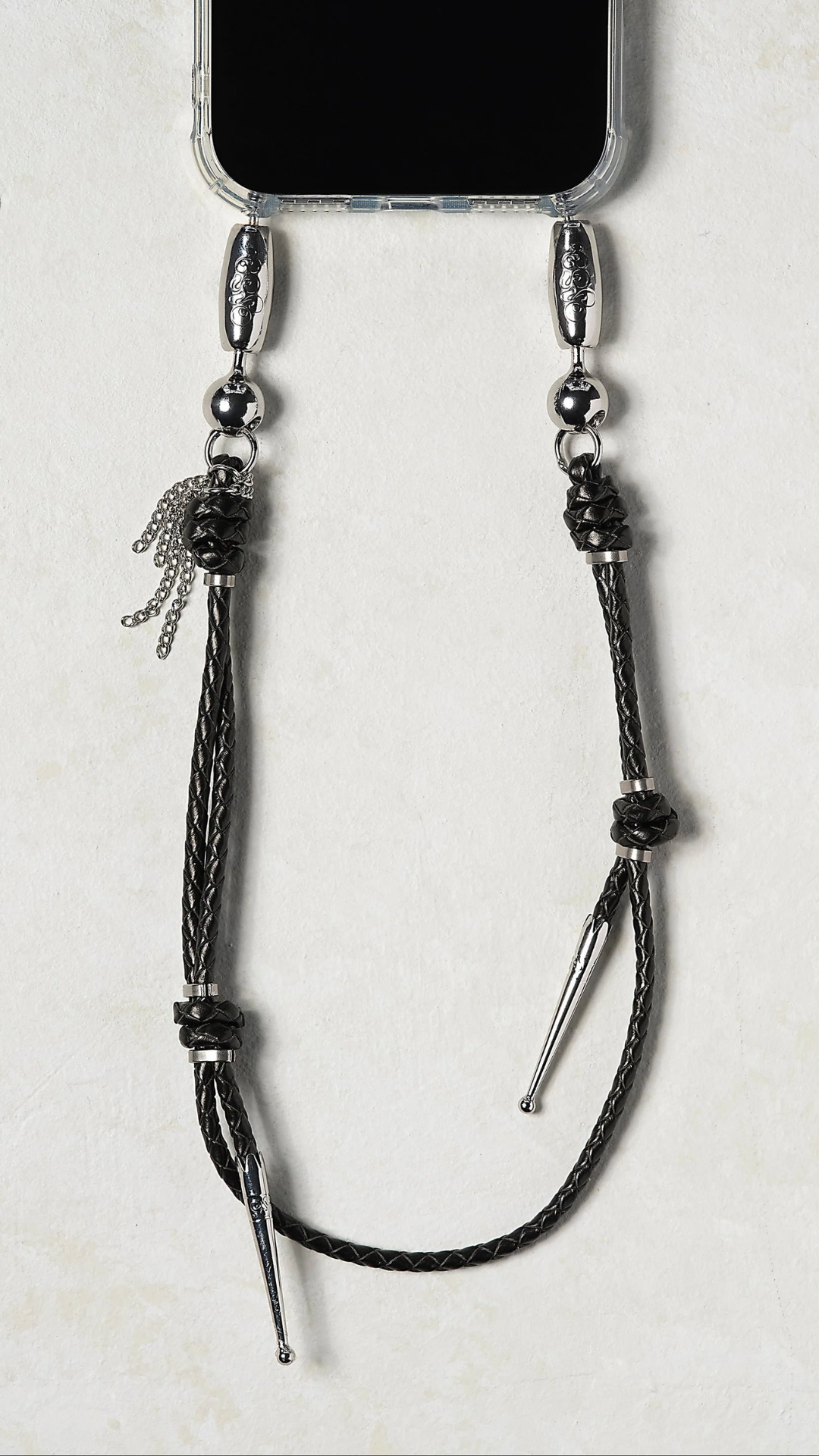 Ossa Leather Bolo Wristlet in Black