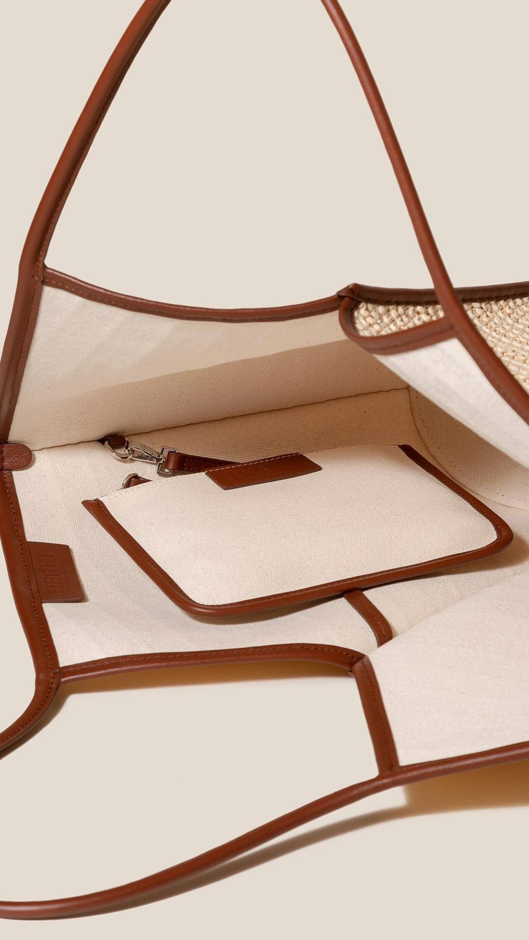 Hereu Calella Raffia Tote