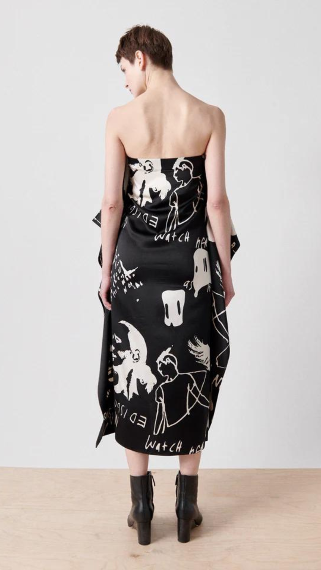 Zero & Maria Cornejo Strapless Rectangle Dress